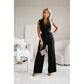 ✨Women's Sleeveless V-Neck Solid Jumpsuit