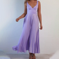 ⏳Time-limited Special⏰Sexy Open-Back Halter Pleated Dress👗
