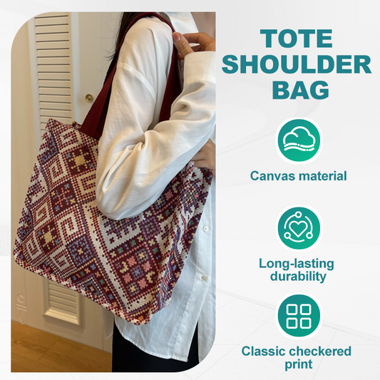 Vintage Fashion Tote Shoulder Bag for Women