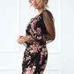 ⏳Time-limited Special⏰Women's V-Neck Floral Sheer Long Sleeve Dresses👗