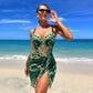 🌞Summer Hot Sell🔥Women’s One-Piece Swimsuit & Cover-Up Set