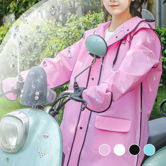 🛡️Reusable Hooded Raincoat with Mask for Adults