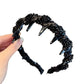 ✨Headband in the style of the Princess of Paris✨Pretty Black Beaded Everyday Headband