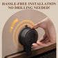 Walnut Suction Cup Bathroom Shelf