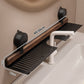 Walnut Suction Cup Bathroom Shelf