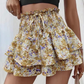 💕Lightweight Slimming Floral Ruffle Tiered Skirt✨