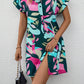 ✨Women's Fashion Floral Print Short Sleeve Shirt Dress
