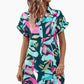 ✨Women's Fashion Floral Print Short Sleeve Shirt Dress