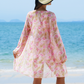 Women's 3-Piece Bikini Set with Cover-Up