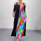⭐Women’s Casual Abstract Print Maxi Dress