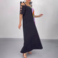 ⭐Women’s Casual Abstract Print Maxi Dress