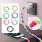 🌈2-In-1 USB To Type-C ＆ Lighting Beaded Charger Cord