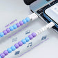 🌈2-In-1 USB To Type-C ＆ Lighting Beaded Charger Cord