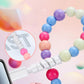 🌈2-In-1 USB To Type-C ＆ Lighting Beaded Charger Cord