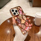 📱Stylish Marble Diamond Pattern case for iPhone