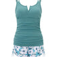 🌊2025 Summer Cool Deal: 50% OFF🌊Tummy Control Two-Piece Tankini Set