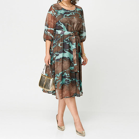 🔥Elegant Chiffon A-Line Dress