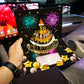 🎂Birthday Cards With Fireworks & Pop Up Cake & Blow-able Music