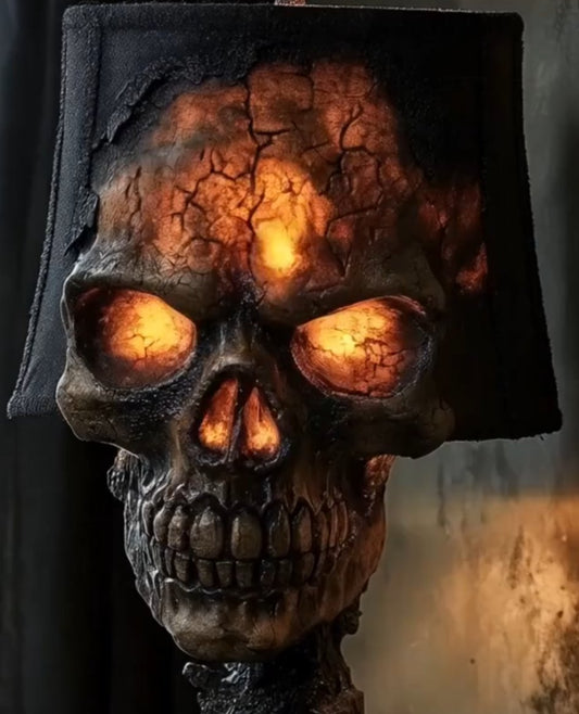 ⏰Historically lowest price: Save 50%- ☠️Skull Light Halloween Decorations Bones