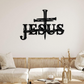 Cross Jesus Truth Metal Wall Decor