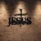 Cross Jesus Truth Metal Wall Decor