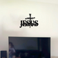Cross Jesus Truth Metal Wall Decor
