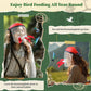 Wearable Hummingbird Feeder Hat – Portable & Easy Refill