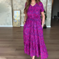 Women’s V-Neck Floral Dress