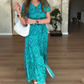 Women’s V-Neck Floral Dress