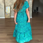 Women’s V-Neck Floral Dress