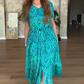 Women’s V-Neck Floral Dress