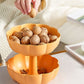 Double Layer Pumpkin Fruit Plate