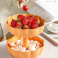 Double Layer Pumpkin Fruit Plate