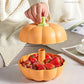 Double Layer Pumpkin Fruit Plate