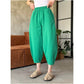 Women's Solid Color Lantern Pants