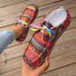 Ethnic Style Printed Canvas Shoes