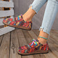 Ethnic Style Printed Canvas Shoes