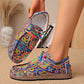 Ethnic Style Printed Canvas Shoes