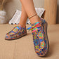 Ethnic Style Printed Canvas Shoes