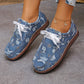 Ethnic Style Printed Canvas Shoes