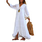 💐Women’s Loose V- Neck Maxi Dress