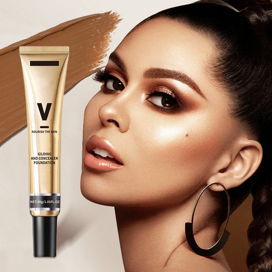 2024 HEAT SOLD💥GLITTER VOICE INFLUENCE CONCEALER FOUNDATION(🔥Osta enemmän, säästä enemmän.🔥)