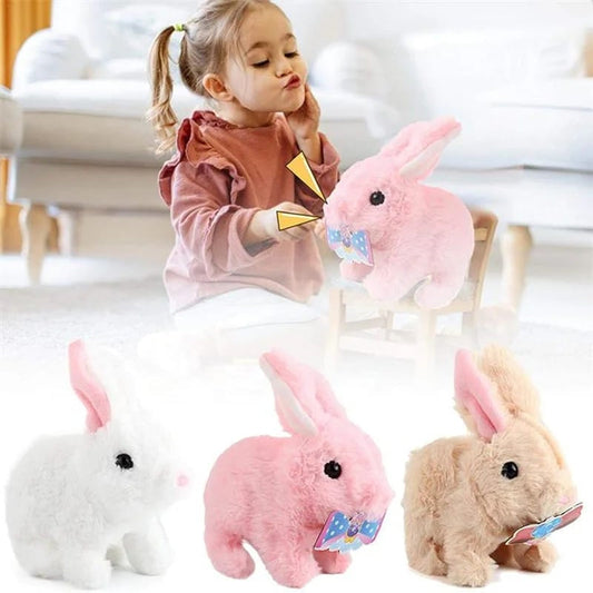 🎁Pääsiäiskampanja - 🐇Plush sähköinen valkoinen kani🐇