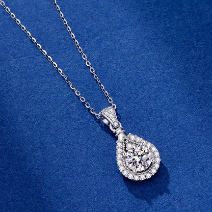 【🌹Paras lahja suosikki tyttösi】💎Moissanite pudota kaulakoru